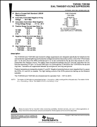 TCM1050D datasheet:  DUAL TRANSIENT-VOLTAGE SUPPRESSOR TCM1050D