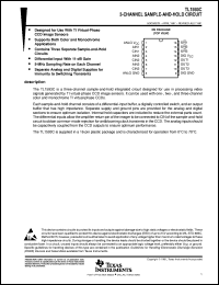 TL1593CNS datasheet:  3-CHANNEL SAMPLE-AND-HOLD CIRCUIT TL1593CNS