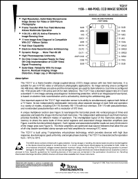 TC217-30 datasheet:  1158- X 488-PIXEL CCD IMAGE SENSOR TC217-30