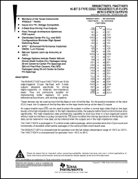 74ACT16374DLR datasheet:  16-BIT D-TYPE EDGE-TRIGGERED FLIP-FLOPS WITH 3-STATE OUTPUTS 74ACT16374DLR