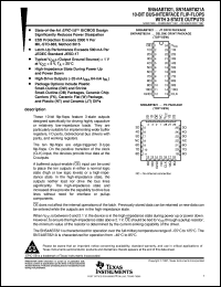 SNJ54ABT821JT datasheet:  10-BIT BUS INTERFACE FLIP-FLOPS WITH 3-STATE OUTPUTS SNJ54ABT821JT