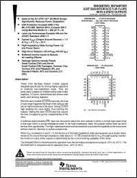 SNJ54ABT823W datasheet:  9-BIT BUS-INTERFACE FLIP-FLOPS WITH 3-STATE OUTPUTS SNJ54ABT823W