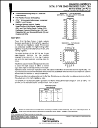 SNJ54AC374J datasheet:  OCTAL D-TYPE EDGE-TRIGGERED FLIP-FLOPS WITH 3-STATE OUTPUTS SNJ54AC374J