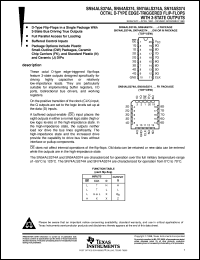 SN54ALS374AJ datasheet:  OCTAL D-TYPE EDGE TRIGGERED FLIP-FLOPS WITH 3-STATE OUTPUTS SN54ALS374AJ