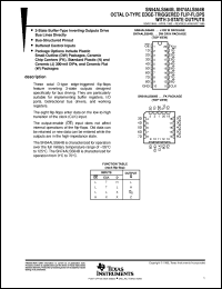 SNJ54ALS564BFK datasheet:  OCTAL D-TYPE EDGE TRIGGERED FLIP-FLOPS WITH 3-STATE OUTPUTS SNJ54ALS564BFK