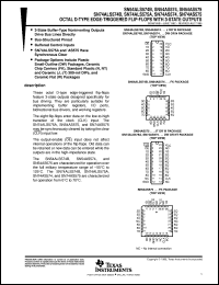 JM38510/37104BRA datasheet:  OCTAL D-TYPE EDGE-TRIGGERED FLIP-FLOPS WITH 3-STATE OUTPUTS JM38510/37104BRA