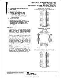 SNJ54ALS874BFK datasheet:  OCTAL 4-BIT D-TYPE EDGE-TRIGGERED FLIP-FLOPS WITH 3-STATE OUTPUTS SNJ54ALS874BFK