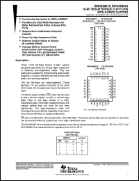 SN54AS821AJT datasheet:  10-BIT BUS INTERFACE FLIP-FLOPS WITH 3-STATE OUTPUTS SN54AS821AJT