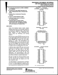 SNJ54AS823AW datasheet:  9-BIT BUS INTERFACE FLIP-FLOPS WITH 3-STATE OUTPUTS SNJ54AS823AW