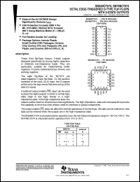 SNJ54BCT574J datasheet:  OCTAL EDGE-TRIGGERED D-TYPE FLIP-FLOPS WITH 3-STATE OUTPUTS SNJ54BCT574J