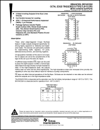 SN74AC534PWR datasheet:  OCTAL EDGE-TRIGGERED D-TYPE FLIP-FLOPS WITH 3-STATE OUTPUTS SN74AC534PWR