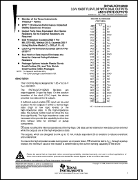 SN74ALVCH162820DGGR datasheet:  3.3-V 10-BIT FLIP-FLOP WITH DUAL OUTPUTS AND 3-STATE OUTPUTS SN74ALVCH162820DGGR