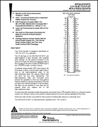 SN74ALVCH16721DL datasheet:  3.3-V 20-BIT FLIP-FLOP WITH 3-STATE OUTPUTS SN74ALVCH16721DL