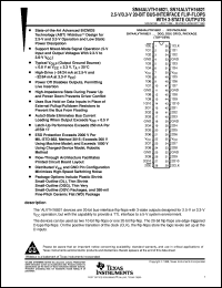 SN74ALVTH16821DLR datasheet:  2.5-V/3.3-V 20-BIT BUS-INTERFACE FLIP-FLOPS WITH 3-STATE OUTPUTS SN74ALVTH16821DLR