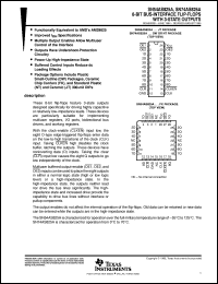 SN74AS825ADWR datasheet:  8-BIT BUS-INTERFACE FLIP-FLOPS WITH 3-STATE OUTPUTS SN74AS825ADWR