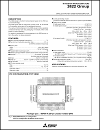 M38220E1-FP datasheet: RAM size: 192 bytes; single-chip 8-bit CMOS microcomputer M38220E1-FP