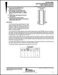 SN74BCT29823DWR datasheet:  9-BIT BUS INTERFACE FLIP-FLOPS WITH 3-STATE OUTPUTS SN74BCT29823DWR