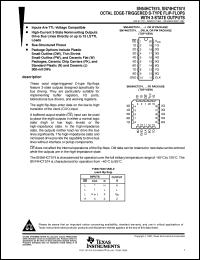 SN74HCT574PWLE datasheet:  OCTAL EDGE-TRIGGERED D-TYPE FLIP-FLOPS WITH 3-STATE OUTPUTS SN74HCT574PWLE