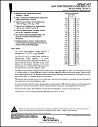 SN74LVC16374DL datasheet:  16-BIT EDGE-TRIGGERED D-TYPE FLIP-FLOP WITH 3-STATE OUTPUTS SN74LVC16374DL