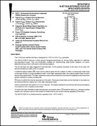 SN74LVC821ADWR datasheet:  10-BIT BUS-INTERFACE FLIP-FLOP WITH 3-STATE OUTPUTS SN74LVC821ADWR