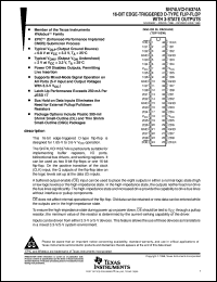 SN74LVCH16374ADL datasheet:  16-BIT EDGE-TRIGGERED D-TYPE FLIP-FLOP WITH 3-STATE OUTPUTS SN74LVCH16374ADL