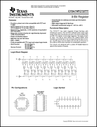 CY74FCT377ATSOCT datasheet:  OCTAL D-TYPE FLIP-FLOPS WITH ENABLE CY74FCT377ATSOCT