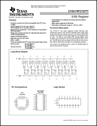 CY74FCT377CTSOC datasheet:  OCTAL D-TYPE FLIP-FLOPS WITH ENABLE CY74FCT377CTSOC