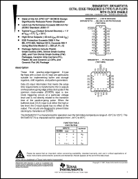 SNJ54ABT377W datasheet:  OCTAL EDGE-TRIGGERED D-TYPE FLIP-FLOPS WITH CLOCK ENABLE SNJ54ABT377W