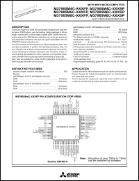 M37905M6C-XXXFP datasheet: Single-chip 16-bit CMOS microcomputer M37905M6C-XXXFP