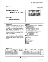 MF0640M-07AT datasheet: 640 KB (memory) flash ATA PC card MF0640M-07AT