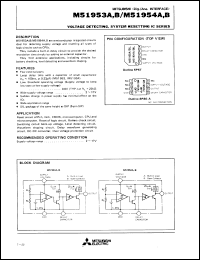 M51953ABFP datasheet: Voltage detecting, system resetting IC M51953ABFP