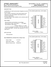 M52795FP datasheet: AV switch with I2C bus control M52795FP