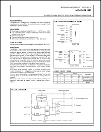 M54641FP datasheet: Bi-directional motor driver with brake function M54641FP