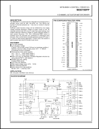 M56758FP datasheet: 5-channel actuator motor driver M56758FP