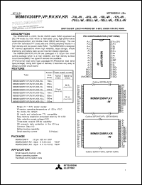 M5M5V208FP-70LL-W datasheet: 2097152-bit (262144-word by 8-bit) CMOS static RAM M5M5V208FP-70LL-W