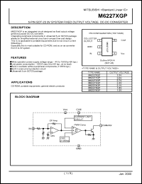 M62271GP datasheet: 3.0V converter for MMIC M62271GP