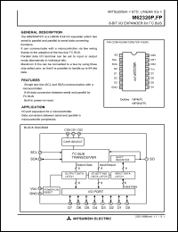 M62320P datasheet: 8-bit I/O expander for I2C bus M62320P