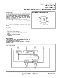 M62337FP datasheet: 8-bit 2ch I2C bus D-A converter with buffer amplifiers M62337FP