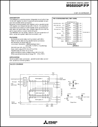 M66006FP datasheet: 12-bit I/O expander M66006FP