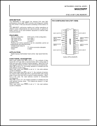 M66258FP datasheet: 8192 x 8-bit line memory M66258FP