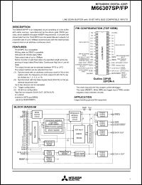 M66307P datasheet: Line scan buffer with 16-bit MPU bus compatible inputs M66307P