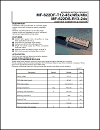 MF-622DF-T12-432 datasheet: SONET/SDH transmitter MF-622DF-T12-432