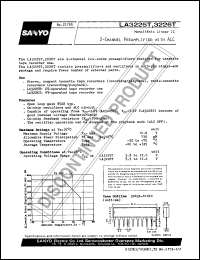 LA3226T datasheet: 2-channel preamplifier with ALC LA3226T