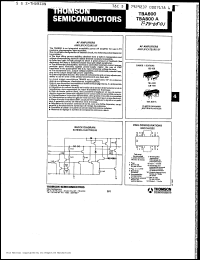 TBA800A datasheet: AF amplifier TBA800A