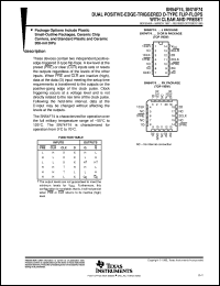 SN54F74J datasheet:  DUAL POSITIVE-EDGE-TRIGGERED D-TYPE FLIP-FLOPS WITH CLEAR AND PRESET SN54F74J