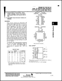 SNJ54HC109J datasheet:  DUAL J-K POSITIVE-EDGE-TRIGGERED FLIP-FLOPS WITH CLEAR AND PRESET SNJ54HC109J