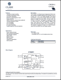 CYG2911 datasheet: Cybergate CYG2911