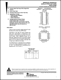 84099012A datasheet:  OCTAL D-TYPE FLIP-FLOPS WITH CLEAR 84099012A