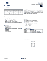 LDA200 datasheet: Solid state current sensor LDA200