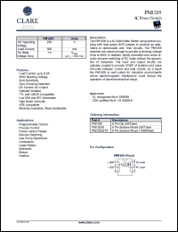 PM1205 datasheet: AC power switch PM1205